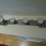 Four silver tealight holder Image 3