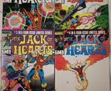 Jack of Hearts Issues #1-4 Four Part Mini Series Complete Set (1984)