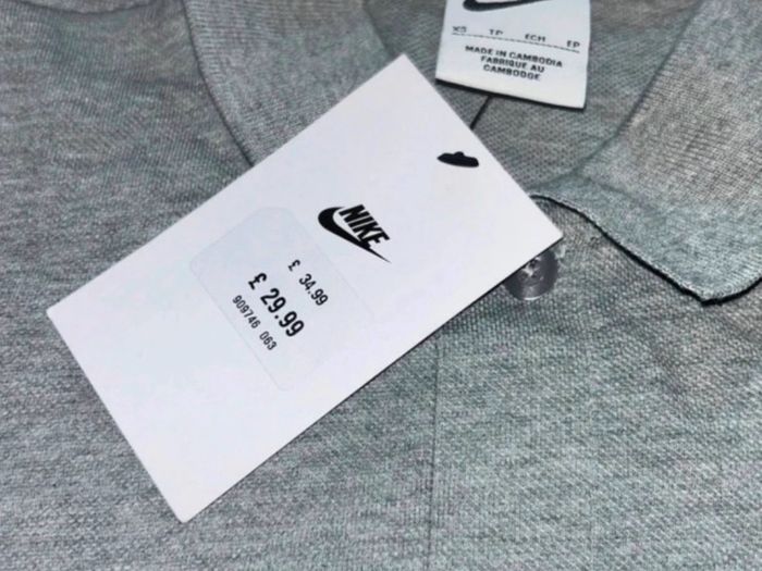 Nike Grey Polo Shirt