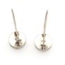 Vintage 925 Sterling Silver & Red Coral Gemstone Earrings Image 4