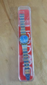 Swatch Athens 2004 Olympic Games Watch Blue Wave Kymata GV114 Vintage Rare Working