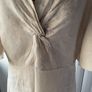 dress Bnwt Zola 100% linen dress onesize oatmeal bell sleeved dress Image 9