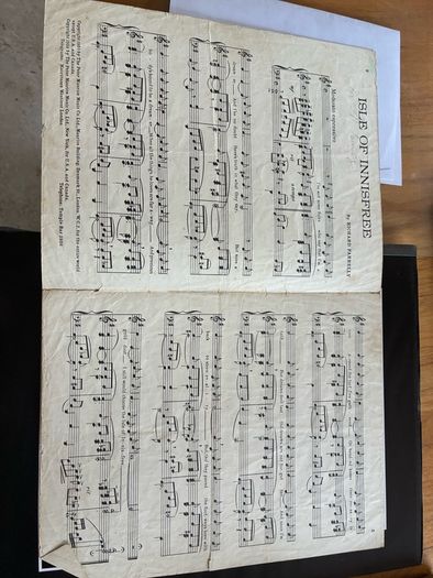 The Quiet Man "Music Sheet and Original Shortt Story