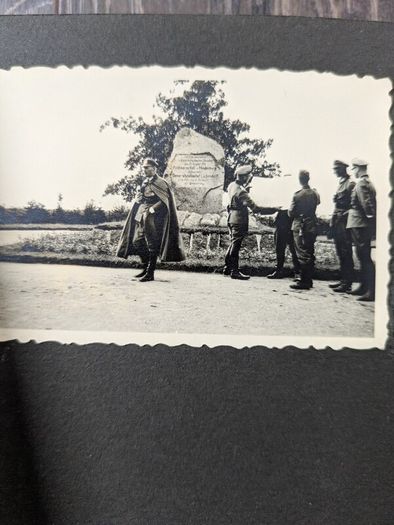 German Military Infantry Regiment Soldier Photo Album with Third Reich Nazi Eagle World War 2