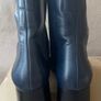 Rizzoli Navy Leather Boots Image 4