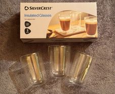 Insulated Glasses for Cappuccino 3x325ml