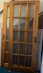 Internal double doors
