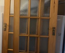 Internal double doors