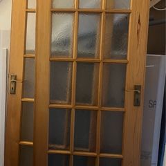 Internal double doors