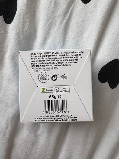 Superdrug - cleanse - melting cleansing balm 65g