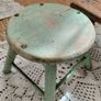 Vintage Petite Wooden Stools Image 2