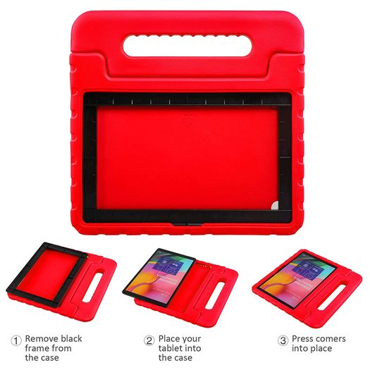 For Samsung Galaxy Tab A7 10.4 2020 Case Kids Shockproof Tablet Smart Cover EVA Red New - FHT14SMTK1
