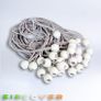 Large white bungee ball ties,30cm ( 30 pk ) Image 4