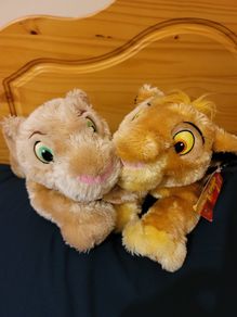 Simba & Nala Lion King Official Disney Store Product from Disneyland Paris New
