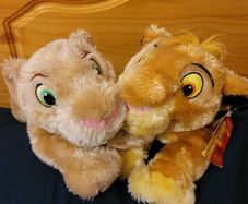 Simba & Nala Lion King Official Disney Store Product from Disneyland Paris New