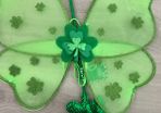 New girls st. Patrick's wings & magic wand set