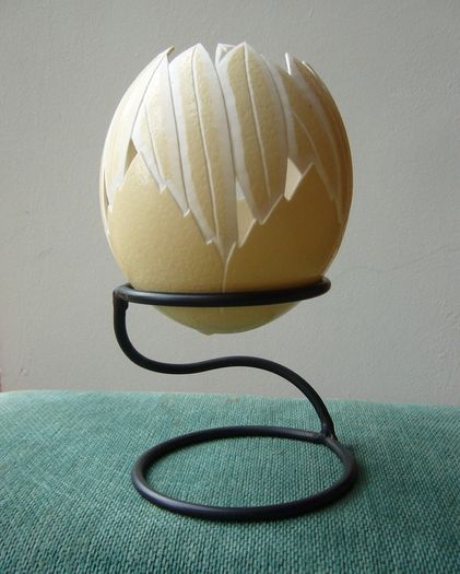 Ornamental South African Ostrich Egg