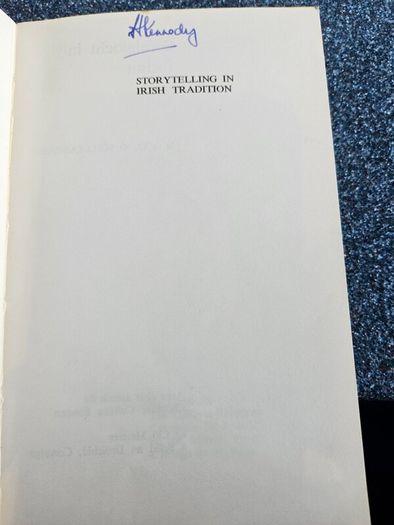 Storytelling In Irish Tradition. Scealaiocht In Eirinn. By Sean O Suilleabhain. First Edition Paperback Booklet 54 Pages. In Good Condition.  See Photos For Same.