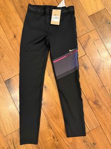 Nike Pro Leggings - full length. Age 11-12. BNWT