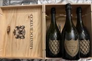 Wooden Wine champagne Box holds 6 bottles