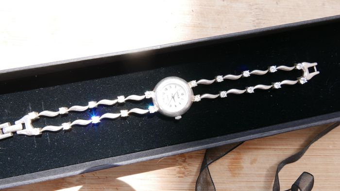 Vintage INDURO Watch for Women, Sterling Silver Bracelet Watch, Handmade 925 Sterling Silver Watch, Watch for Her Birthday Gift, Ladies Watch Japan Made (Works well, fresh battery)