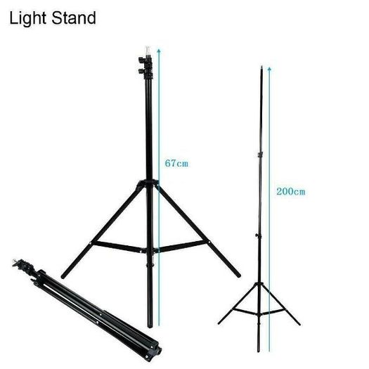44123 2 250W Bulb Continuous Light Photo & Video Studio