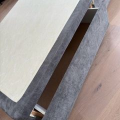 Single divan bed base, with drawer