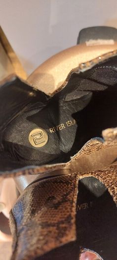 river island snakeskin boots size 5