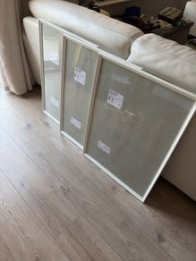 IKEA 50x70 White Wooden Frame x3