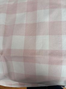 Laura Ashley pink and white check Curtains