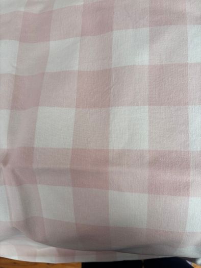 Laura Ashley pink and white check Curtains