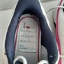 New pink white and navy junior puma trainers Image 6