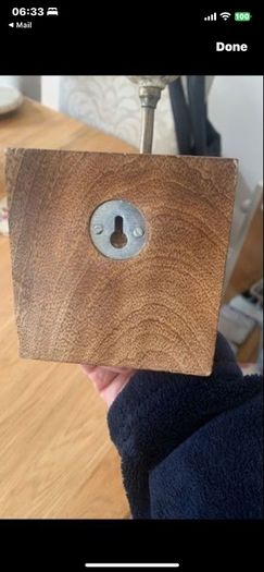Decorate wall hook with ceramic knob