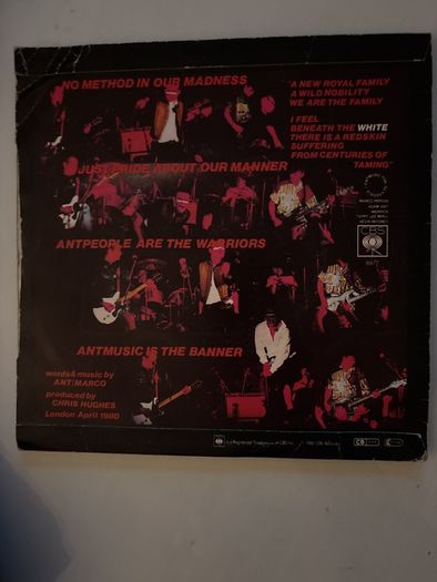 vinyl kings of the wild frontier 7"