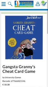 Gangsta Granny Cheat Card game