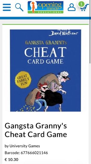 Gangsta Granny Cheat Card game