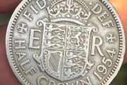 1954 Half Crown UK George VI