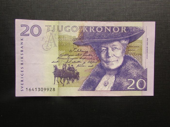 Sweden 1995.20 Kronor.Banknote.Bright crisp.