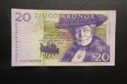 Sweden 1995.20 Kronor.Banknote.Bright crisp.