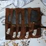 Set Knives 5 pieces Handmade Damascus Image 6