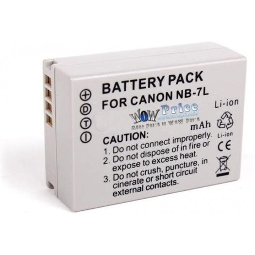 NB-7L Replacement Battery for Canon PowerShot G10 / G11 / G12 / SX30 IS