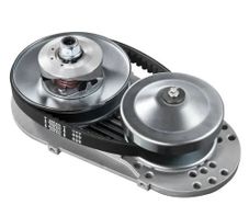 Drive Clutch, 2-8HP Engine, 2000 RPM High-Strength Drive Clutch with Asymmetric Designed Wheels & Robust Rubber Belt, Sturdy & Durable Clutch with Full Accessories