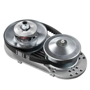 Drive Clutch, 2-8HP Engine, 2000 RPM High-Strength Drive Clutch with Asymmetric Designed Wheels & Robust Rubber Belt, Sturdy & Durable Clutch with Full Accessories