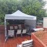 NEW 100% waterproof 3x3m pop-up Gazebo (3 side panels) Image 4