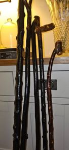Blackthorn walking sticks