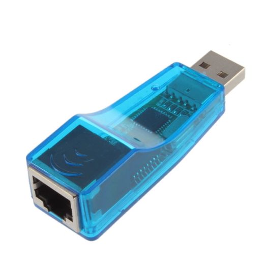 New USB To LAN Ethernet RJ45 10/100 Mbps Network Internet Adapter + CD #95
