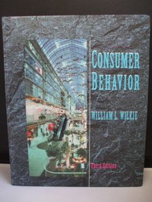 SALE!  Consumer Behavior - Third Edition By William L. Wilkie
