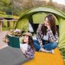 Camping Insulation 26700 Single Envelope Sleeping Bag | 2 Season | Full Length Dual Zip | Grey & Orange | Packs Down Tight | 170cm x 75cm (FREE POSTAGE) Image 3
