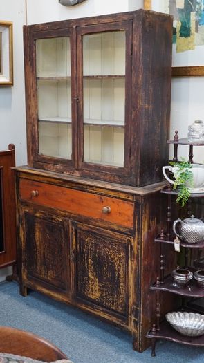 Antique Irish Workshop Cabinet - c.1910