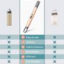 Lighter Electric Lighter Windproof Flameless Arc USB Candle Lighter Plasma Rechargeable Lighter with Hanging Hook for Candle BBQ Camping Image 4